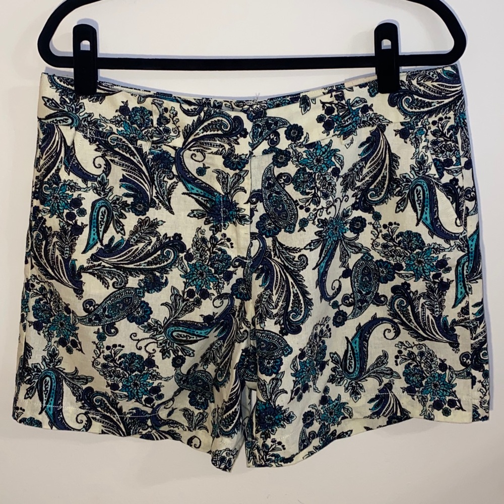 LOFT Paisley Print Shorts